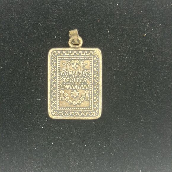 Sterling silver religious medal 925 - Picture 2 of 3